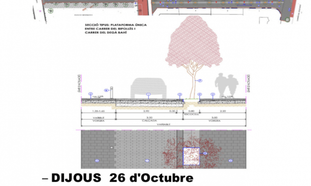 Reunió informativa sobre la remodelació del carrer Pistó