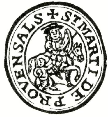 Primer segell de Sant Martí de Provençals
