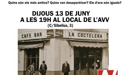 CONVERSES OBERTES BARRI VISCUT/BARRI FUTUR. 13 DE JUNY. BARS, RESTAURANTS, BODEGUES I CASES DE MENJAR