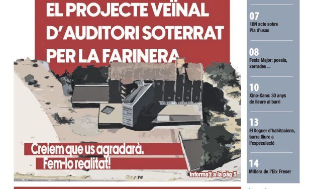 elButlletí! núm. 303 de l’AVV Clot-Camp de l’Arpa octubre 2024.