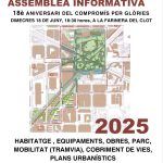 ASSEMBLEA INFORMATIVA SOBRE GLÒRIES. 18 DE JUNY
