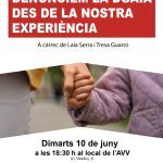 XERRADA INFORMATIVA. DENUNCIEM LA DGAIA DES DE LA NOSTRA EXPERIÈNCIA. 10 JUNY