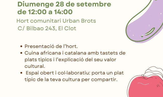 TALLER DE CUINA INTERCULTURAL. 28 SETEMBRE