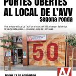 PORTES OBERTES AL NOSTRE LOCAL. SEGONA RONDA. 13 NOVEMBRE