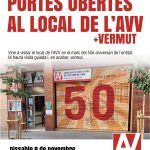 PORTES OBERTES AL NOSTRE LOCAL. 8 NOVEMBRE